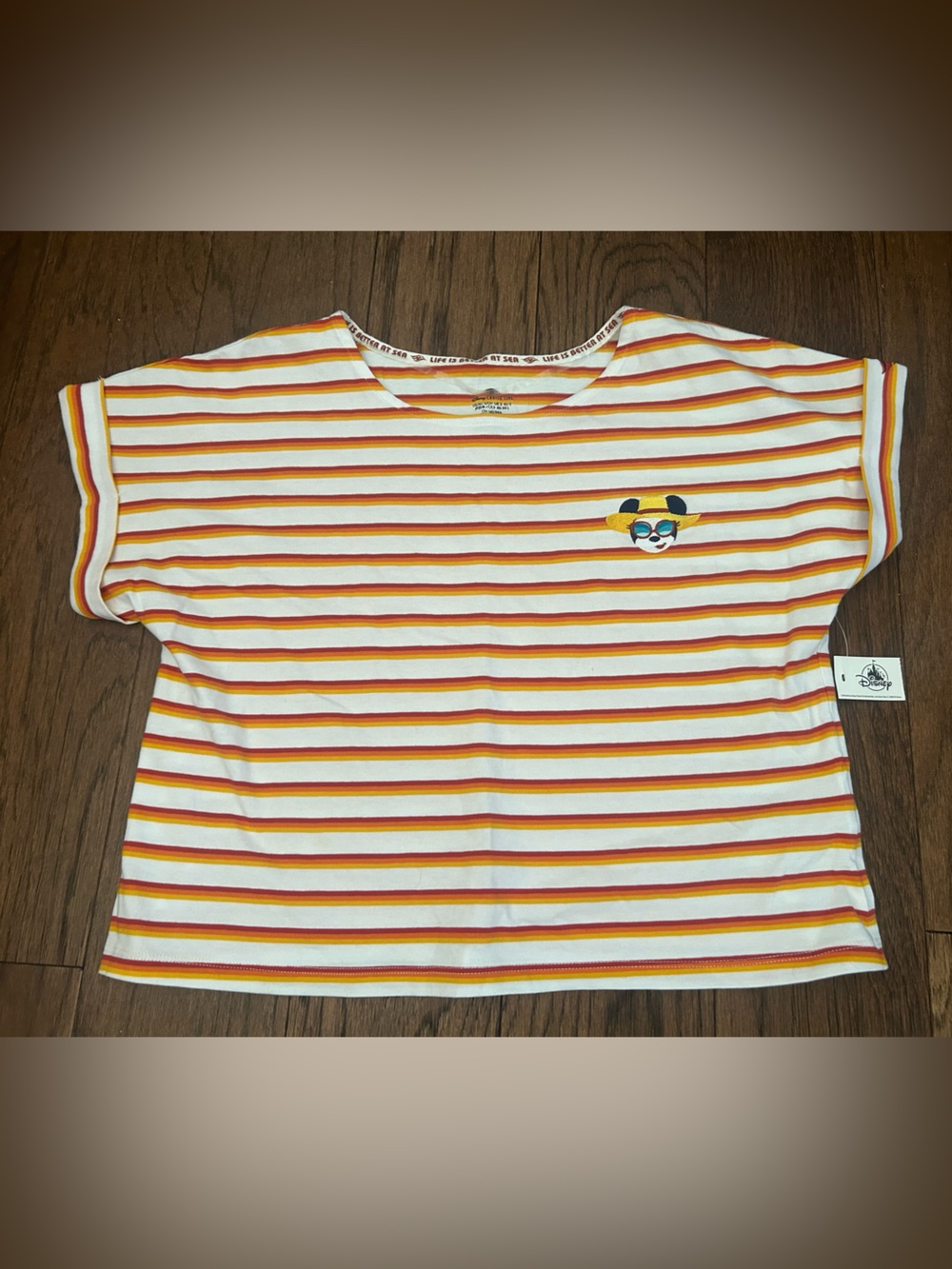 Disney Cruise Stripped Minnie T-Shirt